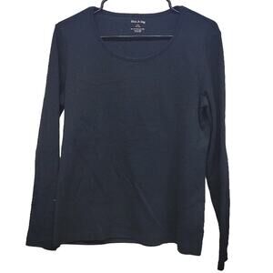 White Stag Black Shirt - Size Large